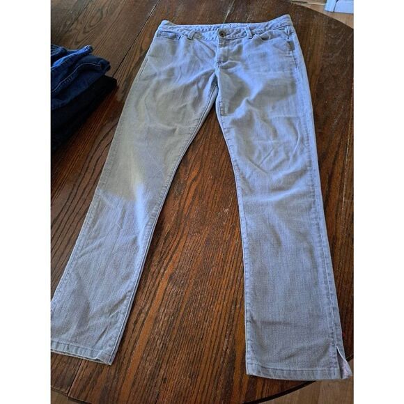 Waist Size 29 Banana Republic Grey Skinny Denim Jeans with Pockets Belt Loops - Picture 1 of 5